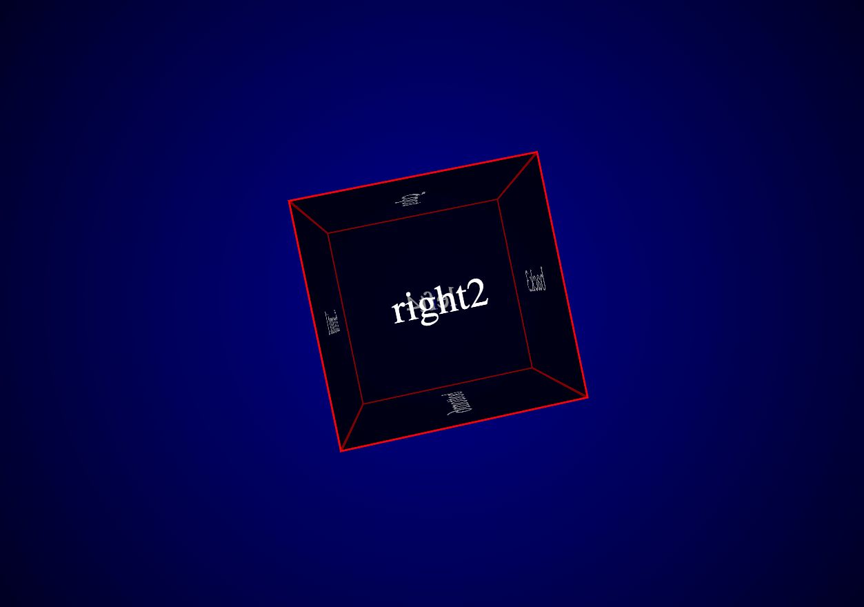 animated 3d cube
